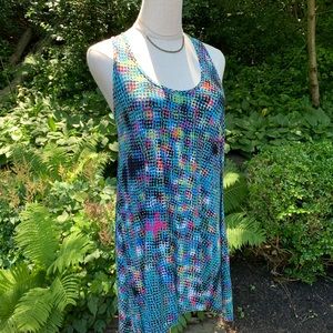 Fun, comfy racerback tunic/mini dress